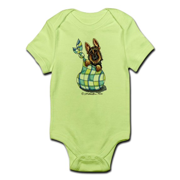 CafePress - Baby German Shepherd Infant Bodysuit - Baby Light Bodysuit