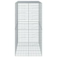 thumbnail image 3 of vidaXL Gabion Basket with Cover 39.4"x19.7"x39.4" Galvanized Iron, 3 of 5