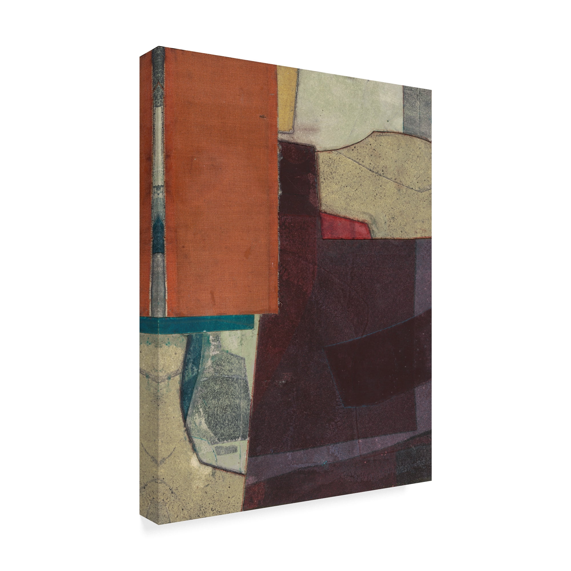 Trademark Fine Art 'Mid Century Collage I' Canvas Art by Rob Delamater