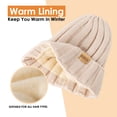 thumbnail image 5 of REDESS Winter Hat and Gloves Sets for Women, Fleece Lined Beanie Hat Scarf and Touchscreen Glove Sets for Women, 5 of 7