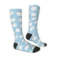thumbnail image 3 of Balery Cartoon Sushi Printed Novelty Socks Men's Women's Crew Socks Sports Socks Knee High Socks Cotton Socks Quirky and Cool Socks, 3 of 9