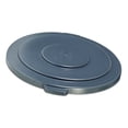 thumbnail image 4 of Rubbermaid Commercial 265400GYCT Brute 55-gallon Container Lid - Flat - Plastic - 3 / Carton - Gray, 4 of 4