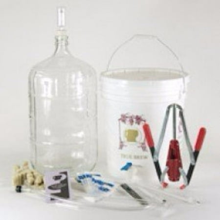 Strange Brew Complete Winemaking Starter Kit with 6 gallon Glass (Best Home Brew Starter Kit)