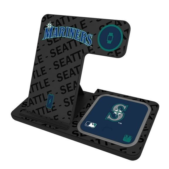 Keyscaper Seattle Mariners 3-In-1 Wireless Charger