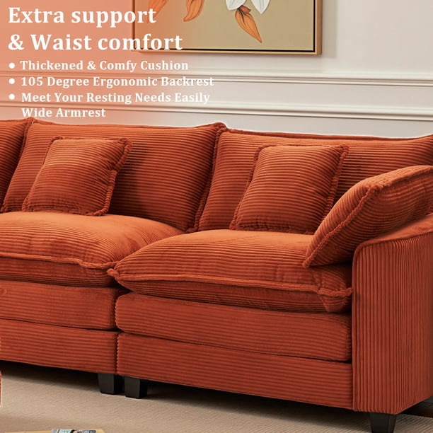 Sectional Sofa,Gexpusm 111