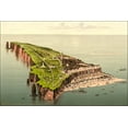 thumbnail image 1 of 24"x36" Gallery Poster, Birdseye view of Heligoland, Germany 1890, 1 of 1