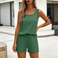 thumbnail image 6 of Posijego Womens 2 Piece Outfits Sports Sets Summer Sleeveless Tank Tops Matching Shorts Set Womens Athletic Lounge Set, 6 of 7