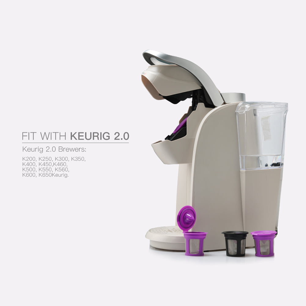 Icafilas For Keurig 2.0 Dual Brew Pro Machine Reusable Keurig Capsule K500  K450 K460 K550 K560 ECO-Friendly Refillable Cup - AliExpress
