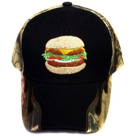 Hamburger Embroidery Baseball Cap Hamburger Embroidery Baseball Cap