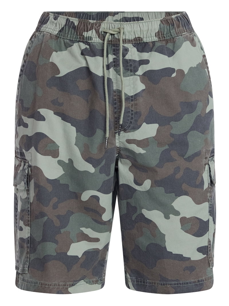 No Boundaries Twill Cargo Shorts, 10
