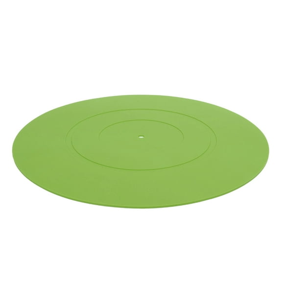Absorb Vibration, Improve Sound Quality with Turntable Platter Mat, Upgrade LP Record Players, Reduce Noise, Tighter Bass, 12in Rubber Pad for Rega, Fluance, Music Hall