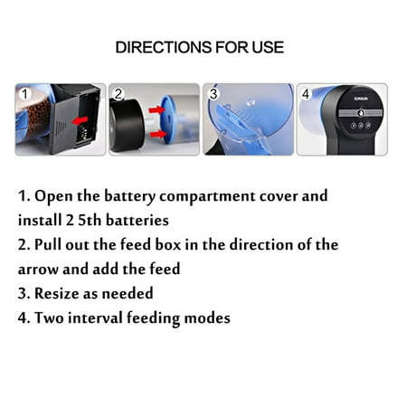 Aquarium Tank Intelligent Timing Automatic Feeder Automatic Fish