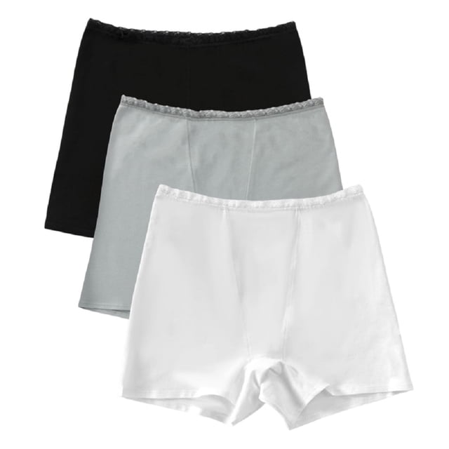 Boxeur Confortable en Coton pour Femmes, Short de Yoga, Lot de 3