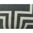 thumbnail image 3 of Plutus Conduit Espresso Handmade Throw Pillow, (Double sided 26" x 26"), 3 of 3