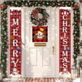 thumbnail image 3 of Christmas activities decoration, couplets hanging flags curtain, 3 of 5