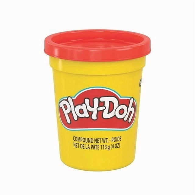 Play-Doh Pot Unique de 4 Onces de Pâte à Modeler Rouge, 2 Ans et Plus