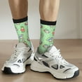 thumbnail image 6 of Pofeuu Spring Gnome Print Crew Socks, Adult Running Hiking Socks for Youth and Adult, 6 of 6