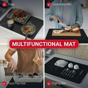 Linda’s Essentials 28x20 Inches Silicone Stove Top Covers for Electric Stove Black - Glass Stove Top Cover