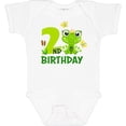 thumbnail image 3 of Inktastic 2nd Birthday Princess Frog Girls Baby Bodysuit, 3 of 5