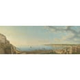 thumbnail image 3 of Giovanni Battista Lusieri 14x8 Black Modern Framed Museum Art Print Titled - A View of the Bay of Naples, Looking Southwest from the Pizzofalcone Towards Capo Di Posilippo (1791), 3 of 5