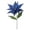 Blue, variant on Vickerman 26" Blue Velvet Poinsettia Artificial Christmas Pick, 3 per Bag