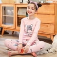 thumbnail image 3 of Conjuntos de pijamas para niñas, ropa de dormir para niños, pijamas de manga larga para el hogar, pijamas de Navidad, 3 of 4
