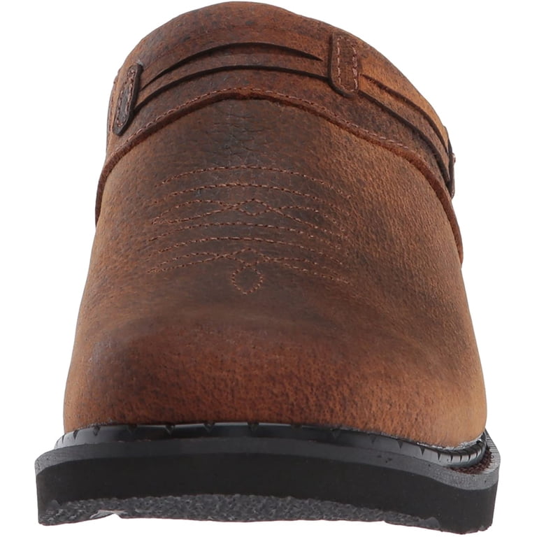 Roper Laces Womens Brown Leather Mules Shoes 9.5 - Walmart.com display picture 1