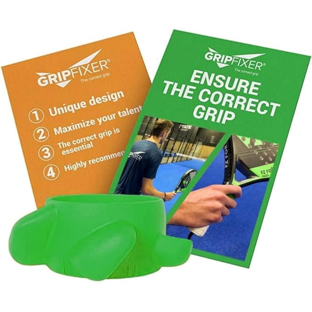 Teaching Aid GRIPFIXER Padel garantiza un agarre correcto en verde