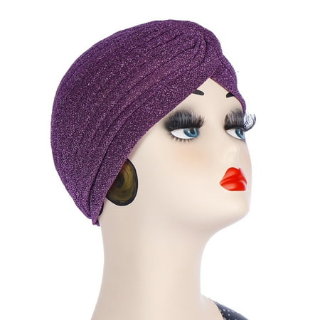 hat hats leking turban headscarf muslim silk bright cap indian