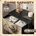 thumbnail image 2 of Dresser for Bedroom with 4 Storage Drawers Dragonfly Vintage Floral Script Soft Pastel Flowers Dressers Chest of Drawers Steel Framed Fabric Closet Organizers for Dorm Entryway End Table, 2 of 8
