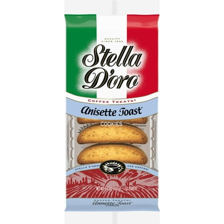 Stella D'oro Cookies, Anisette Toast Coffee Treats, 5.7 oz