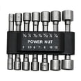 thumbnail image 2 of High-Quality Steel Screwdriver Nut Socket Bits Set - Multiple Sizes for Various, 2 of 8