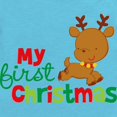 thumbnail image 2 of CafePress - Reindeer Babies 1St Christmas - Cute Infant Bodysuit Baby Romper - Size Newborn - 24 Months, 2 of 3