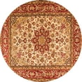 thumbnail image 1 of Ahgly Company Indoor Round Persian Orange Traditional Area Rugs, 8' Round, 1 of 1