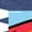 HEATHER NAVY, variant on My Little Pony - Block Rainbow Dash - Girls Fitted Short Sleeve Tee