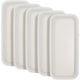 thumbnail image 2 of 5pcs Bandeja de maceta de plástico Preservativo Transpirable Ahorro de agua Resistente a la sequía Transmisión de luz Bandeja rectangular (Beige), 2 of 5