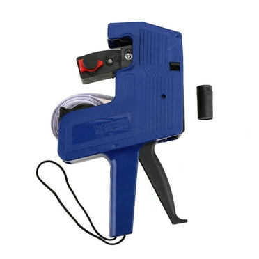 Labeler - 8 Digits Price Tag Gun Retail Tool Include Labels & Ink Refill(Blue)
