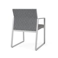 thumbnail image 5 of Fauteuil d'Appoint pour Réception et Salle d'Attente Gansett / Acier Argenté / Gris / Gris, 5 of 5