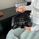 thumbnail image 3 of Bolso La Axila Baches Con para Mujeres Remolino Punk Pu Cuero Moderno Un Monedero Por, 3 of 9