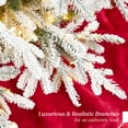 thumbnail image 4 of Best Choice Products 7.5ft Pre-Lit Flocked Full Aspen Noble Fir Christmas Tree w/ 1,500 2-in-1 Twinkling Micro LEDs, 4 of 8