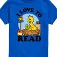 thumbnail image 3 of Sesame Street - I Love To Read - Toddler and Youth Short Sleeve Graphic T-Shirt, 3 of 5
