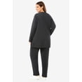 thumbnail image 2 of Woman Within Plus Size Petite Fleece Sweatshirt Set, 2 of 5
