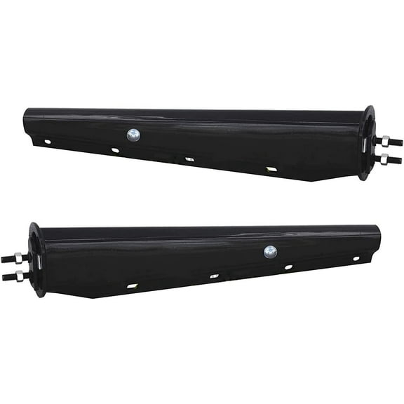 Black Steel Heavy Duty Straight Spring Loaded Mud Flap Hanger for Semi Trucks PN-3-C-006-BK – Universal Fit for Semi Trucks