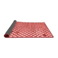 thumbnail image 2 of Ahgly Company Indoor Round Solid Red Modern Area Rugs, 8' Round, 2 of 4