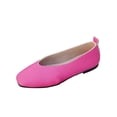 thumbnail image 2 of Miluxas Ballet Flats for Women Dress Shoes Comfortable Round Toe Flat office Walking Casual Dressy Slip On Shoes Hot Pink 9.5(43), 2 of 9