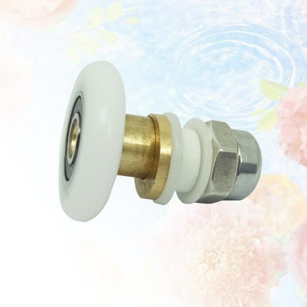 MLINS 4 Pcs 28mm Shower Glass Sliding Door Hanging Wheel Roller Bathroom Sliding Cabinet Eccentric Pulleys