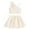 Beige, variant on Kids Toddler Baby Girls Spring Summer Sling Shoulder Suspenders Top Bow Tie Skirts Outfits Clothes