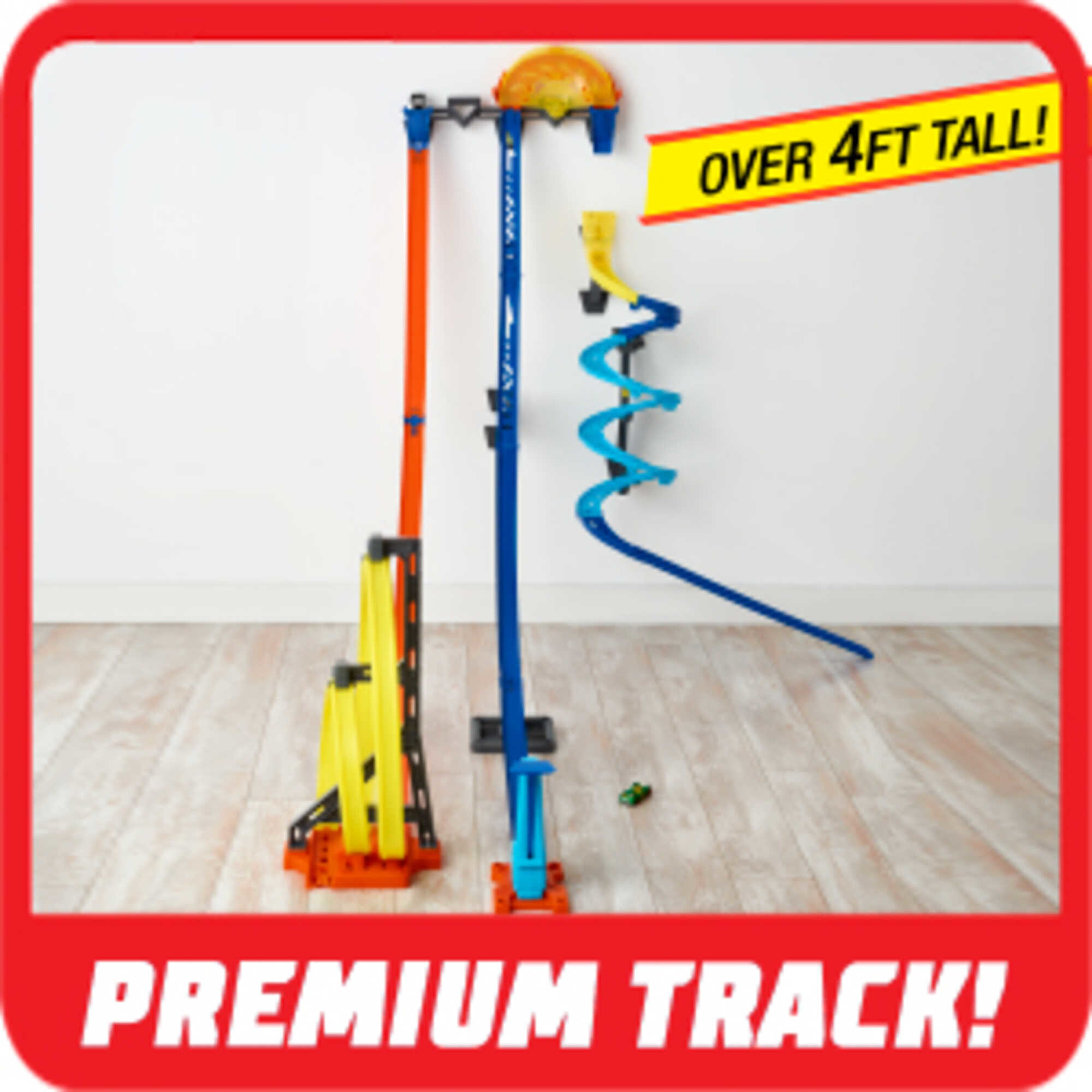Hot Wheels Track Builder Vertical Launch Kit, 50-in Tall, 3 Configurations & 1 Toy Car - image 3 of 6