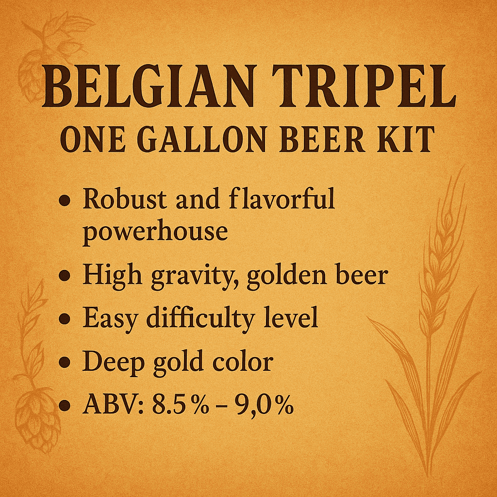 Brewer's Best Belgian Tripel One Gallon Beer Kit