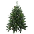 thumbnail image 2 of Northlight Full Snowy Delta Pine with Pine Cones Artificial Christmas Tree - 4' - Unlit, 2 of 6